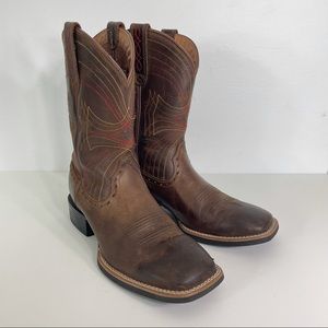 Ariat Sport Wide Square Toe Cowboy Boots